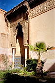 Marrakech - Medina meridionale, Tombe Saadiane, Qubba di Lalla Mas'uda - la loggia ovest.